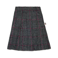 N21  Grey Glen Check Pleated Skirt