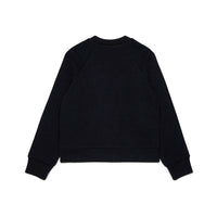 N21 Black Multicolor Stone Logo Sweatshirt