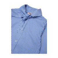 N21 Blue Stripe Neck Tie Shirt