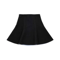 N21 Black Logo Patch Neoprene Skirt