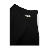 N21 Black Logo Patch Neoprene Skirt