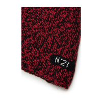 N21  Red Speckled Flair Skirt