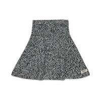 N21  Black Speckled Flair Skirt