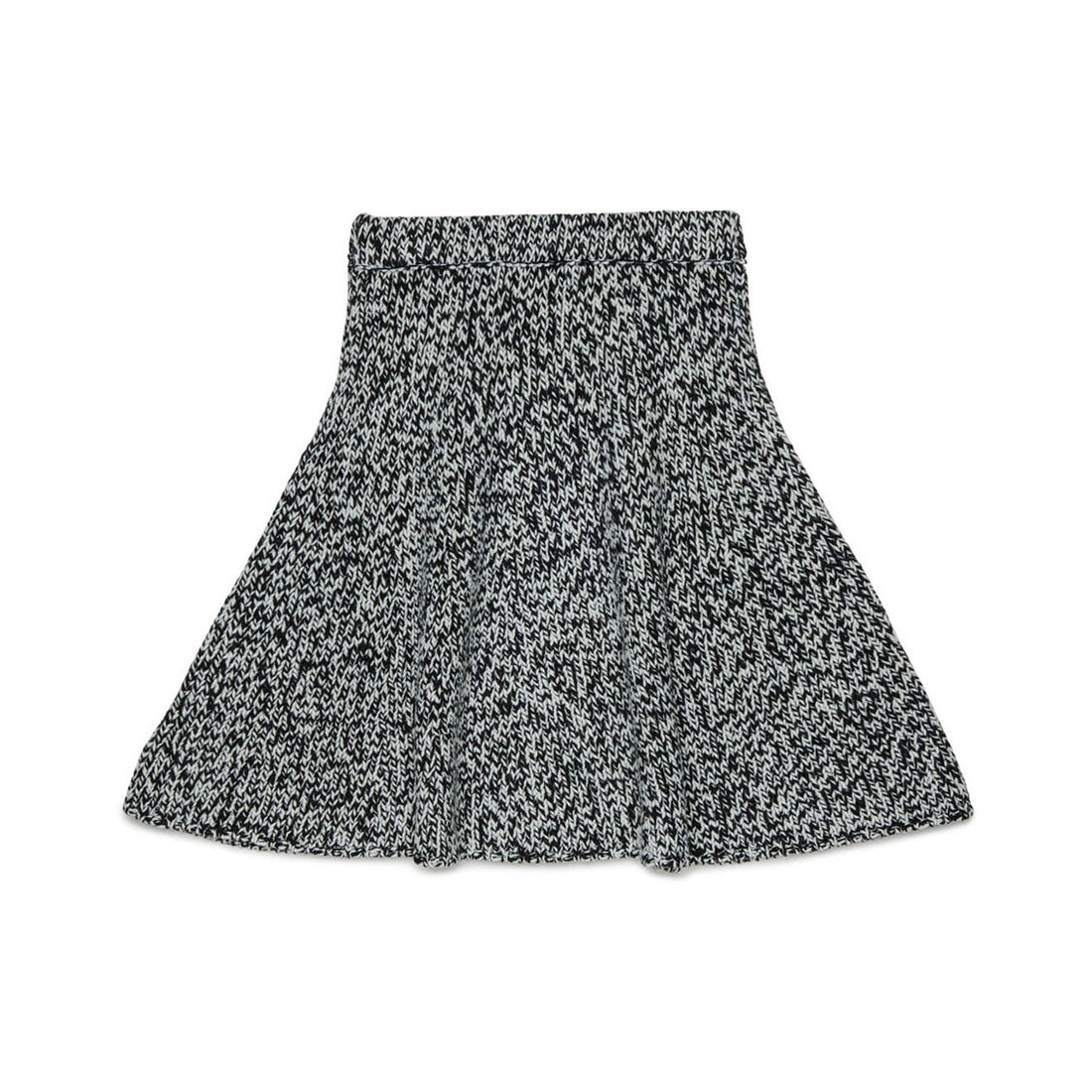 N21  Black Speckled Flair Skirt