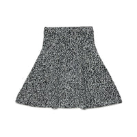N21  Black Speckled Flair Skirt
