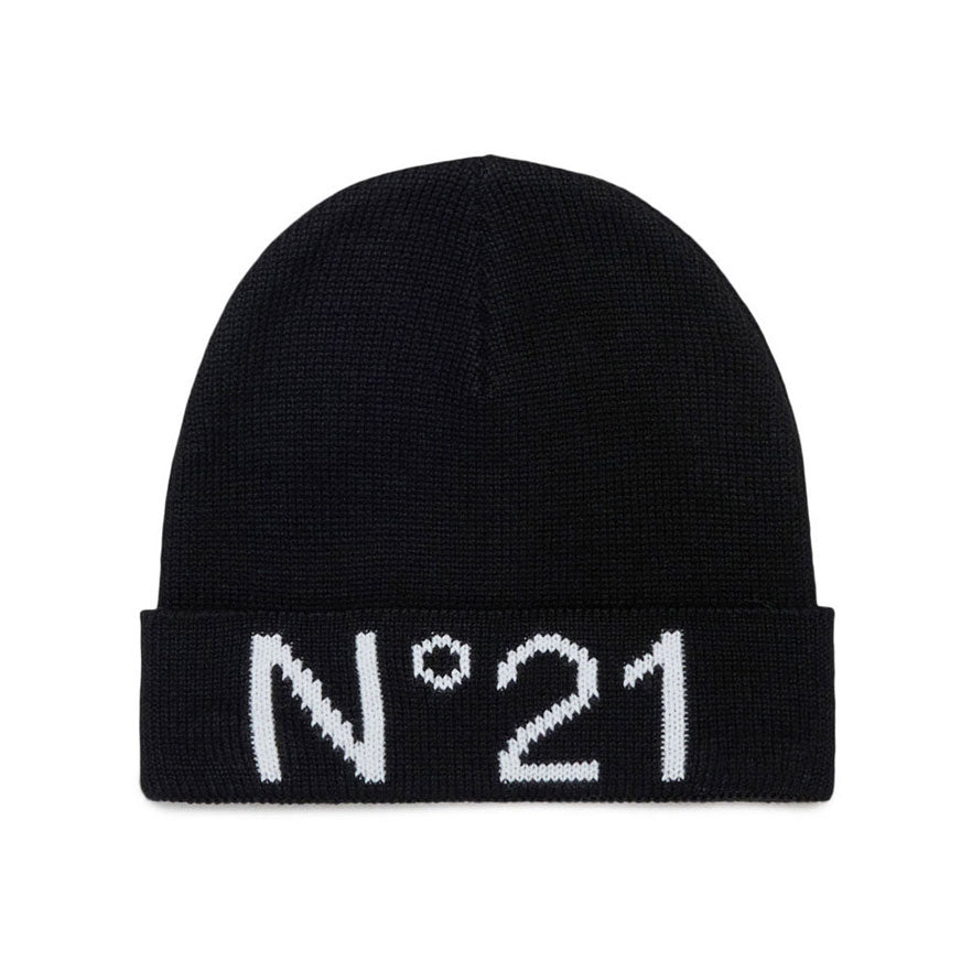 N21  Black Logo Beanie