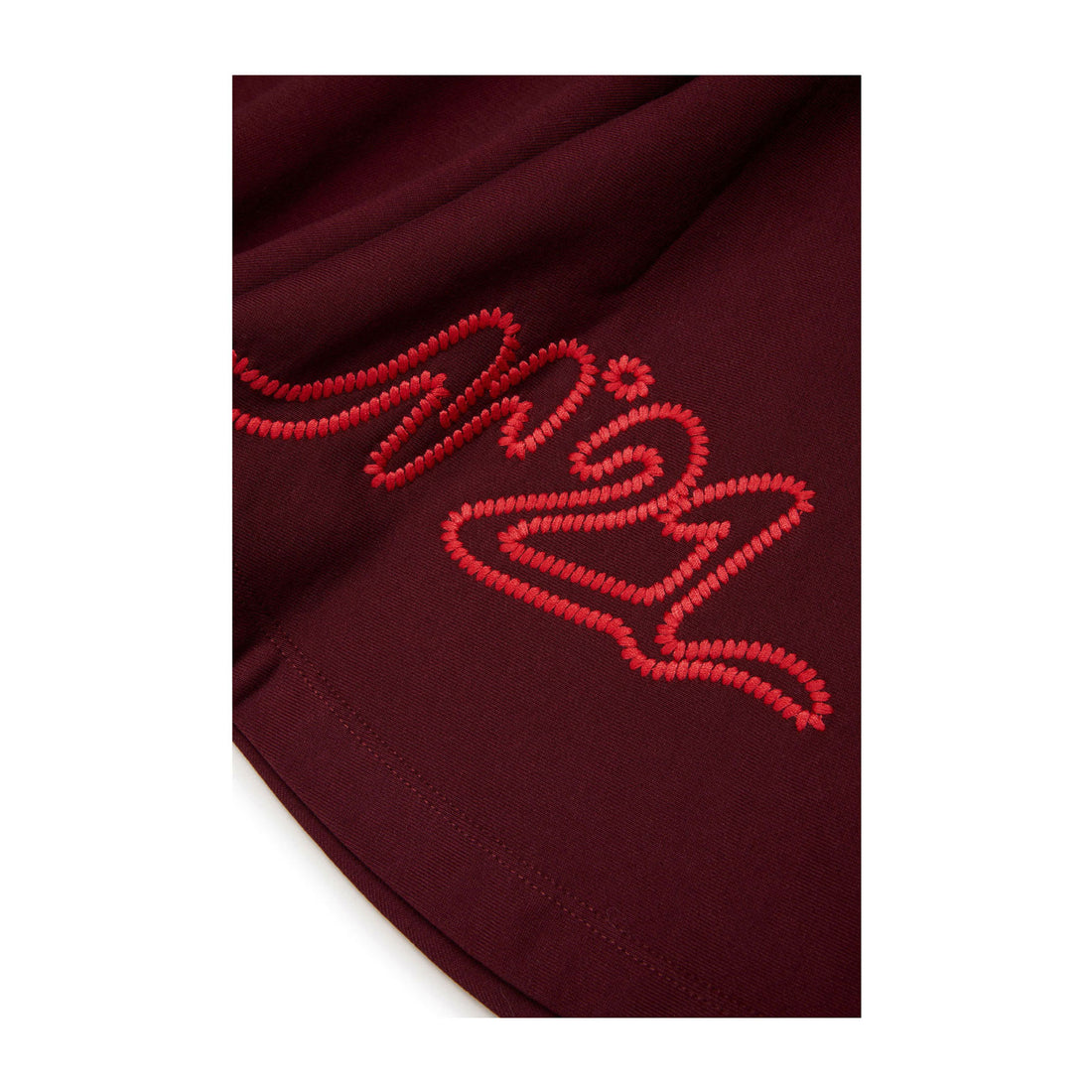 N21 Maroon Logo Sweat Skirt