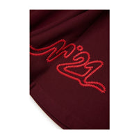 N21 Maroon Logo Sweat Skirt