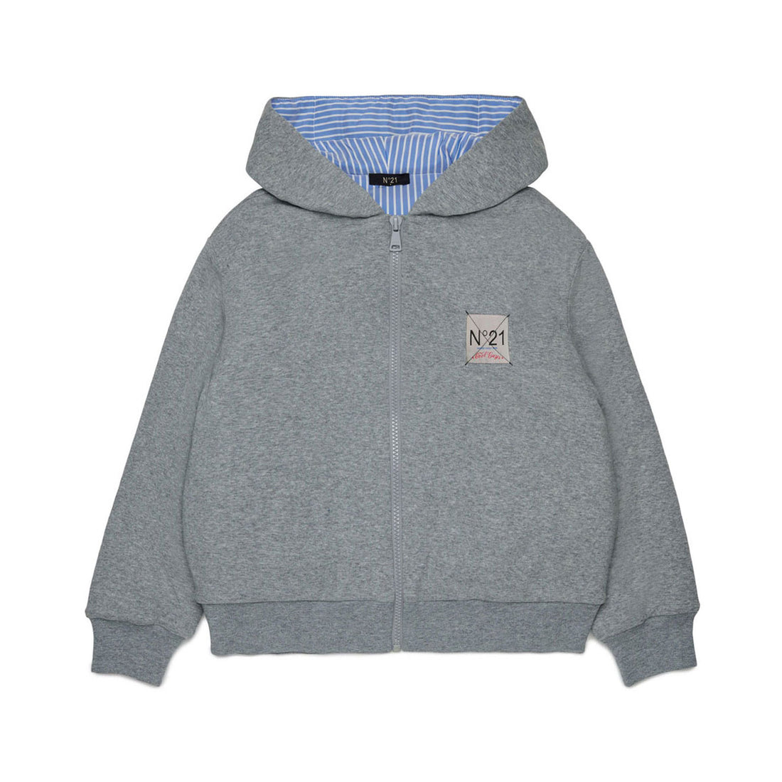 N21 Grey Zip Hoodie