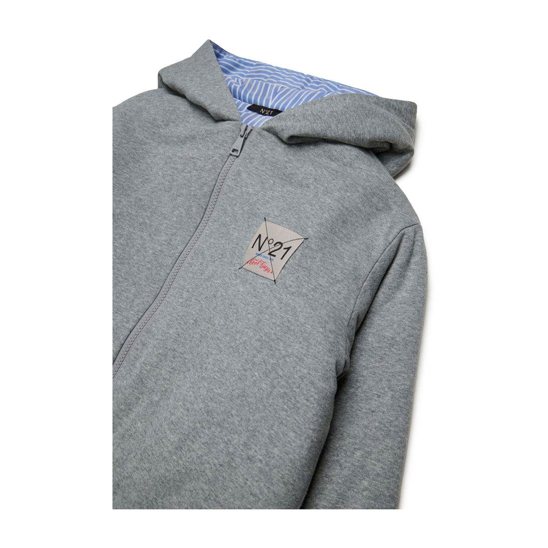 N21 Grey Zip Hoodie