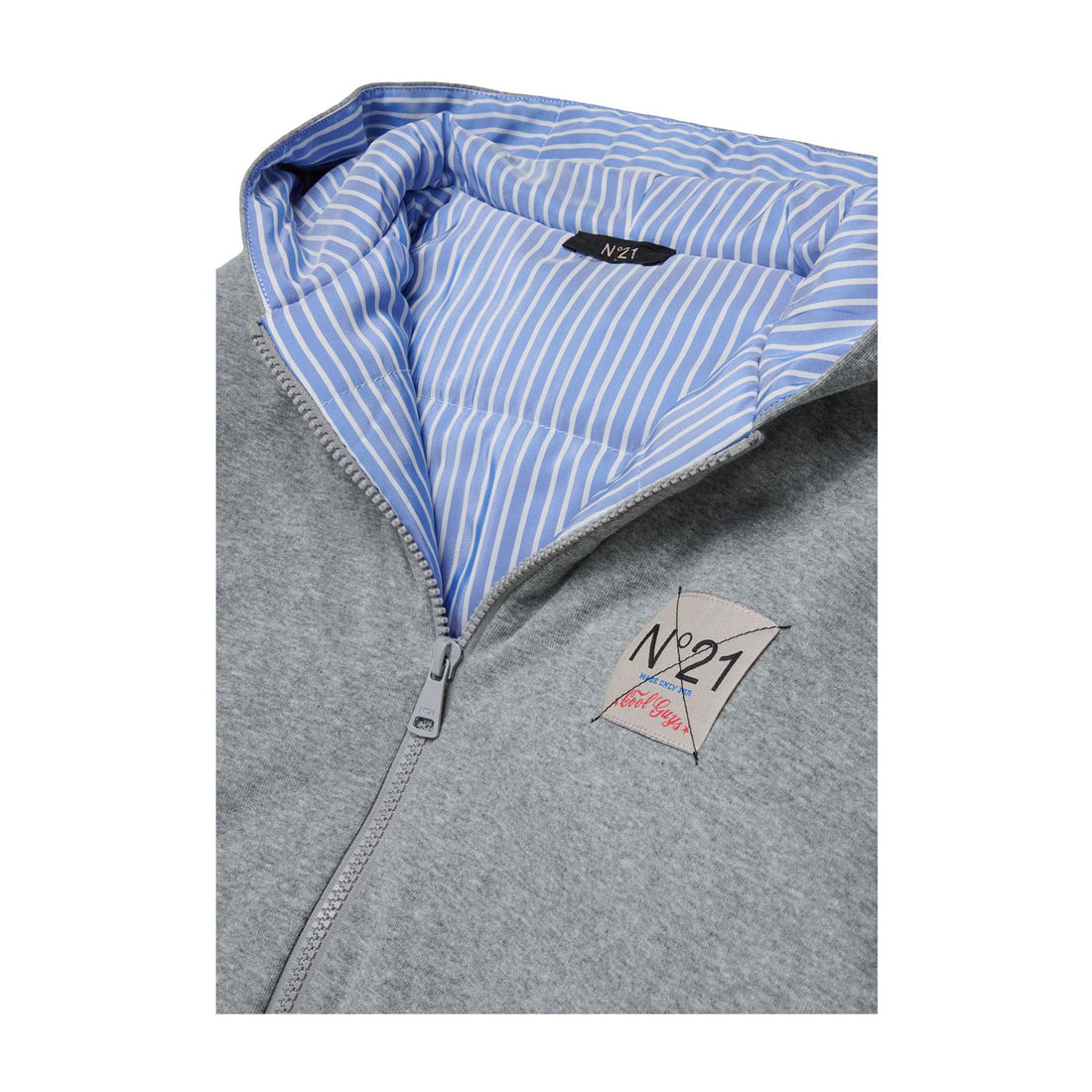 N21 Grey Zip Hoodie