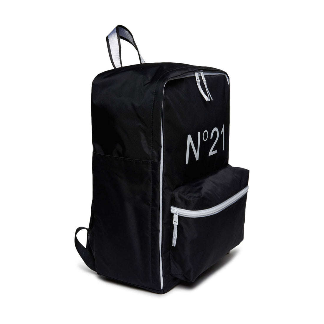 N21 Black Mini Bowling Bag With Sequins