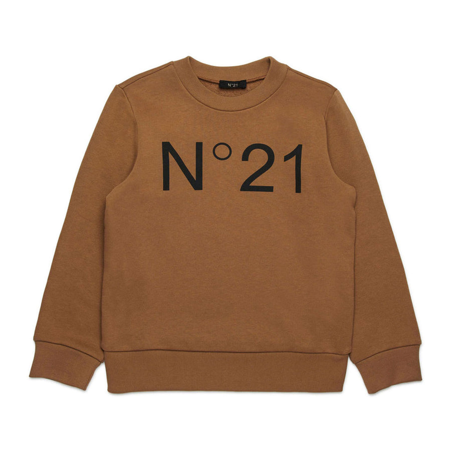 N21 Brown Logo Sweatshirt