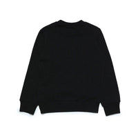 N21 Black Crewneck Logo Sweatshirt