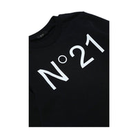 N21 Black Crewneck Logo Sweatshirt