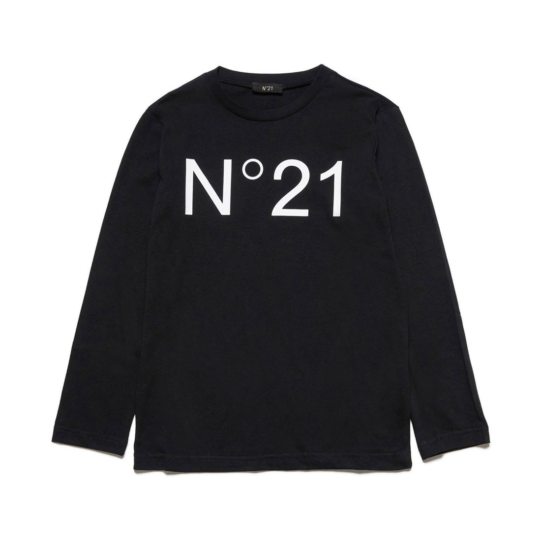N21 Black Long Sleeve Logo T-Shirt