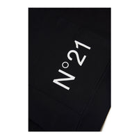 N21 Black Hooded Logo Sweatshirt