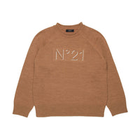 N21 Buckthorn Brown Wool Blend Pullover