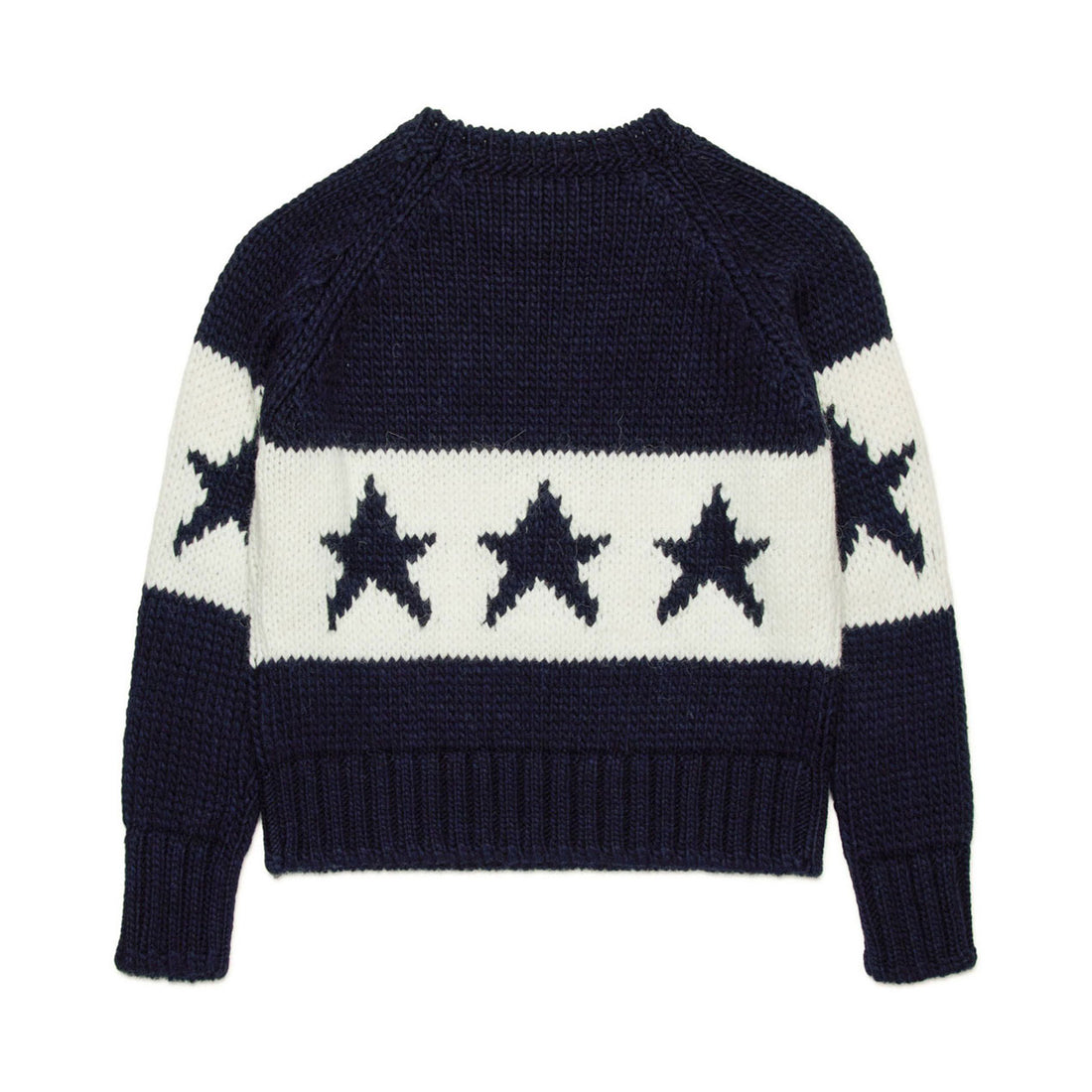 N21 Blue Star Intarsia Sweater