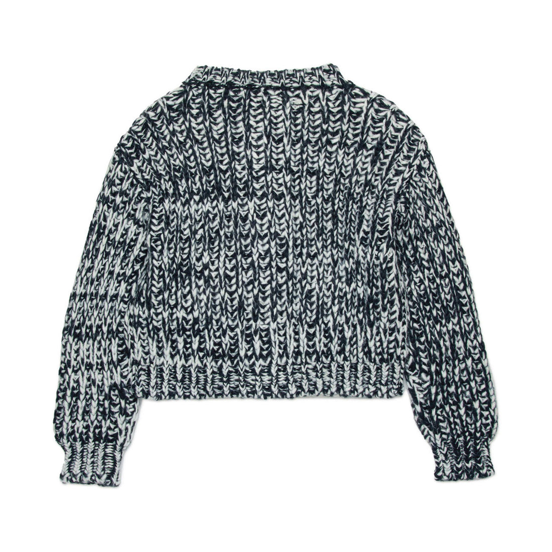 N21 Black Oversized Chunky  knit Cardigan