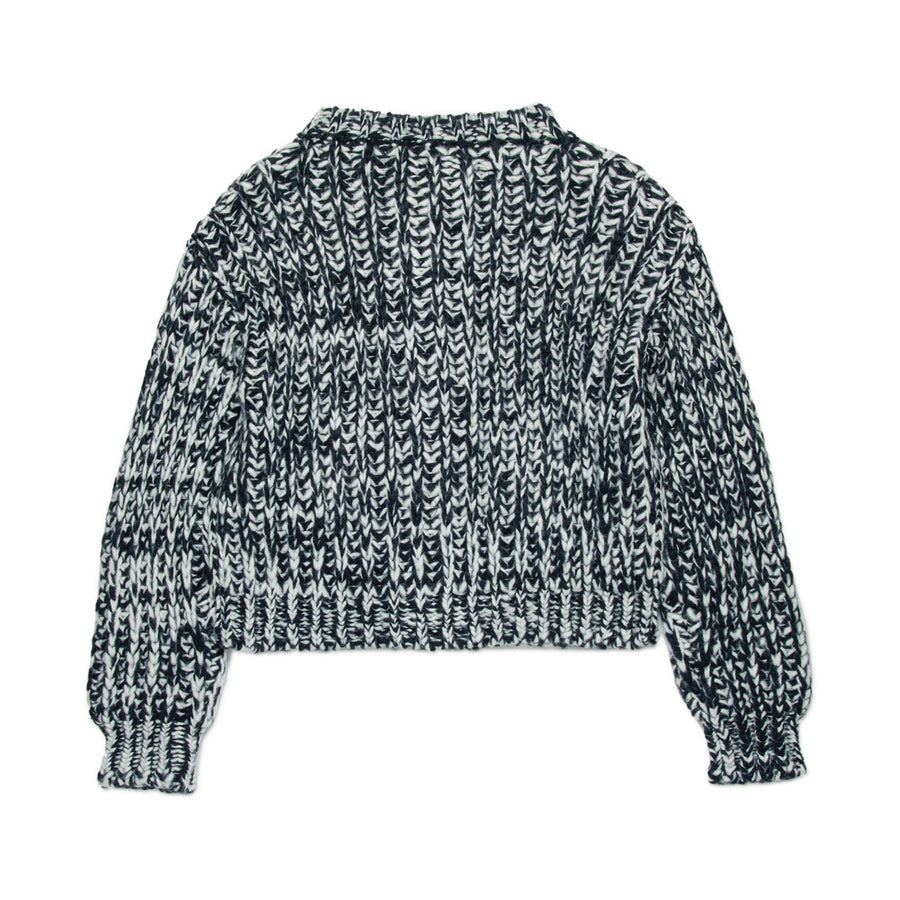 N21 Black Oversized Chunky  knit Cardigan