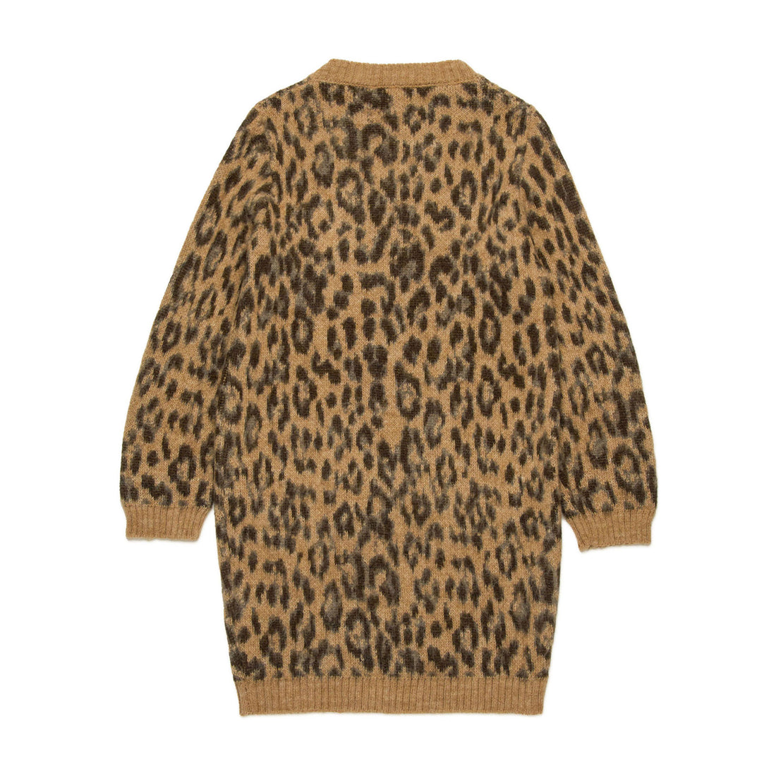 N21 Leopard Print Wool Blend Dress