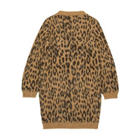 N21 Leopard Print Wool Blend Dress