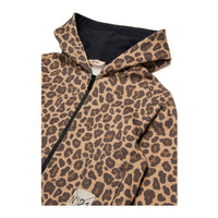 N21 Leopard Print Hooded Sweatshirt