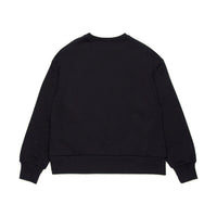 N21 Black Branded Crewneck Sweatshirt