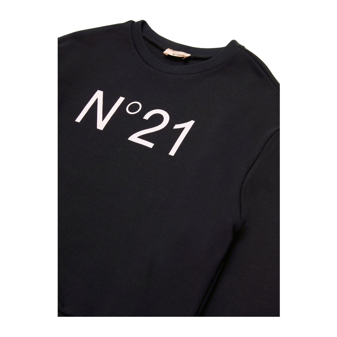 N21 Black Branded Crewneck Sweatshirt