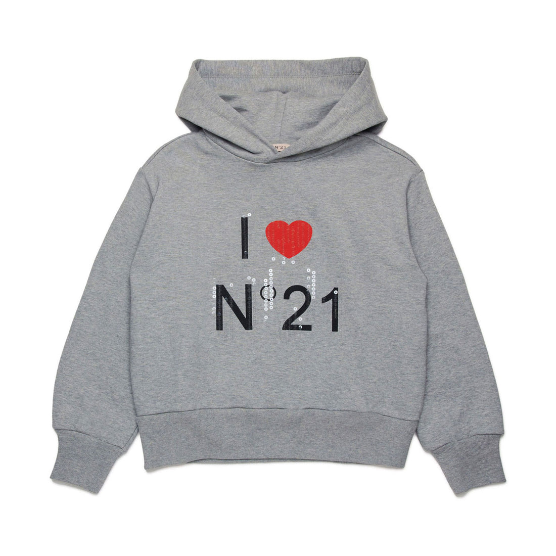 N21 Grey Melange Sweatshirt