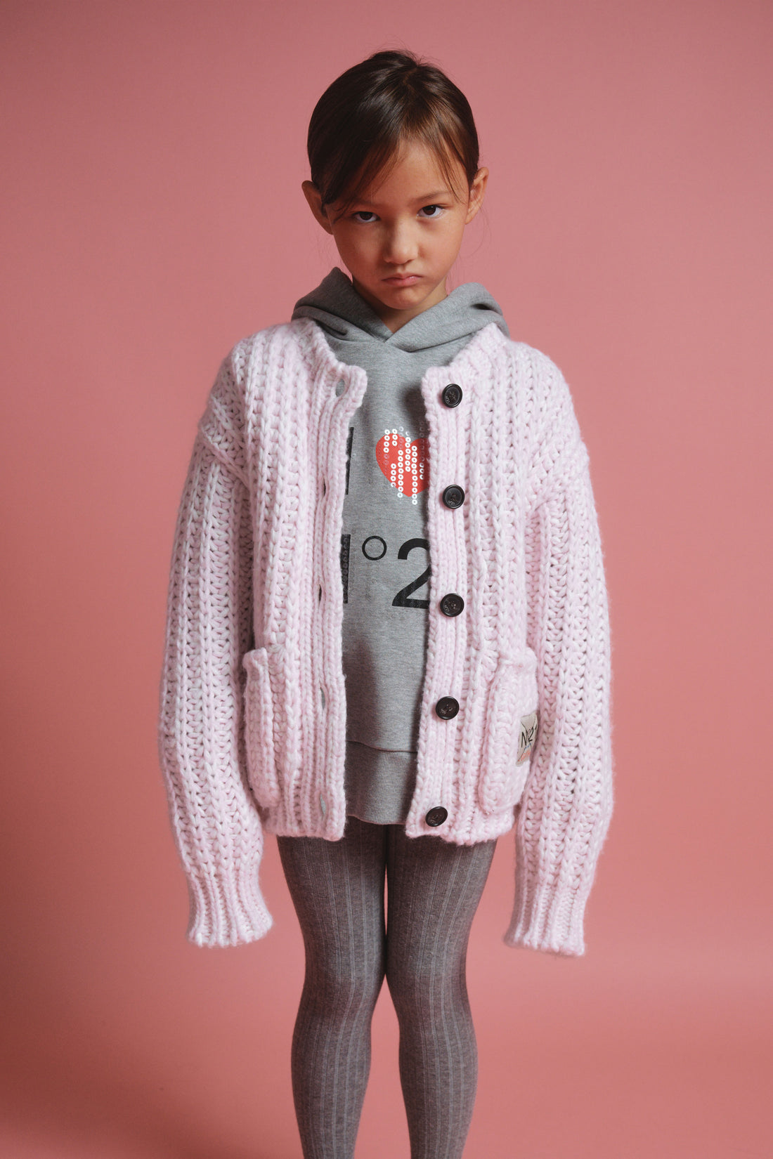 N21 Grey Melange Sweatshirt