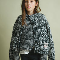 N21 Black Oversized Chunky  knit Cardigan