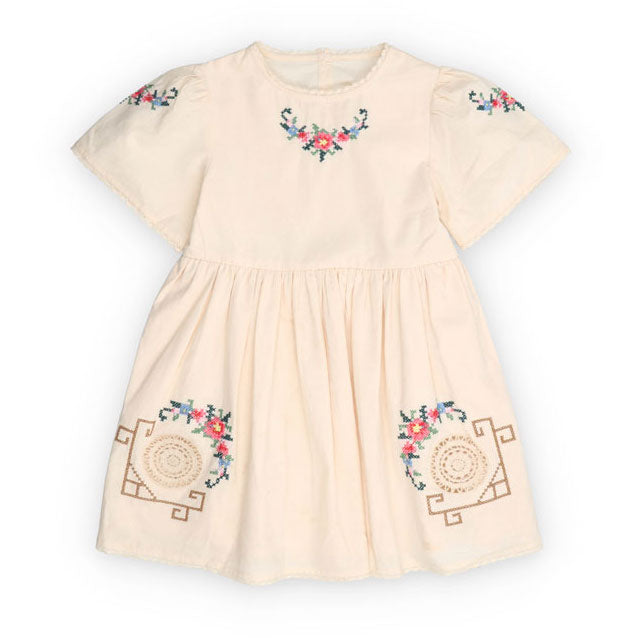 The New Society  Ecru Narcise Dress