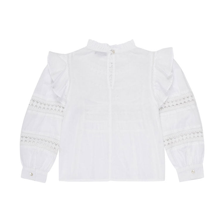 The New Society Off White Naya Blouse