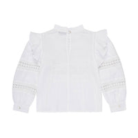 The New Society Off White Naya Blouse
