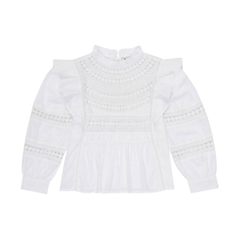 The New Society Off White Naya Blouse