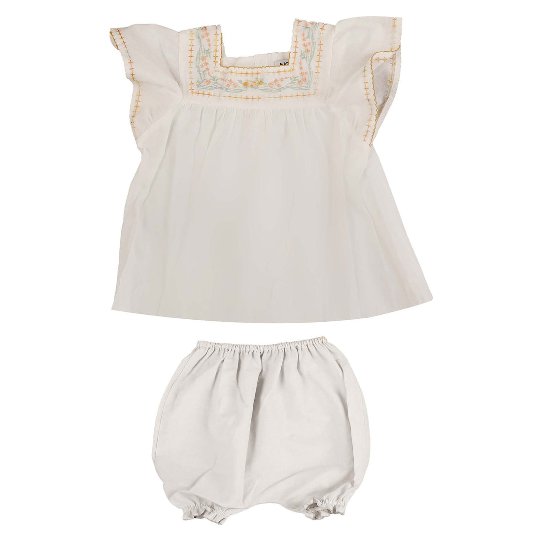 Noma Golden Ombre Embroidered Detail Baby Set