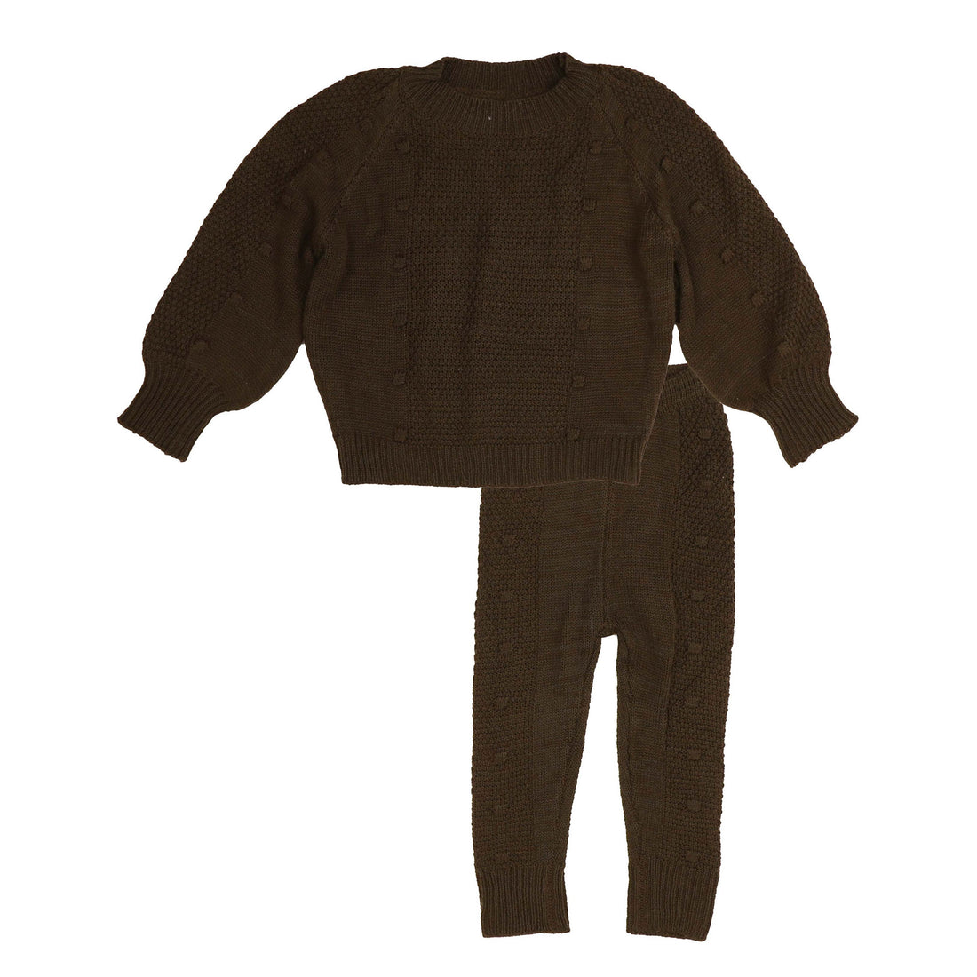 Noma Dark Olive Ball Texture Baby Set