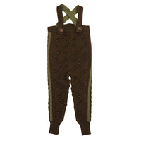 Noma Dark Olive Leg Stripe Romper