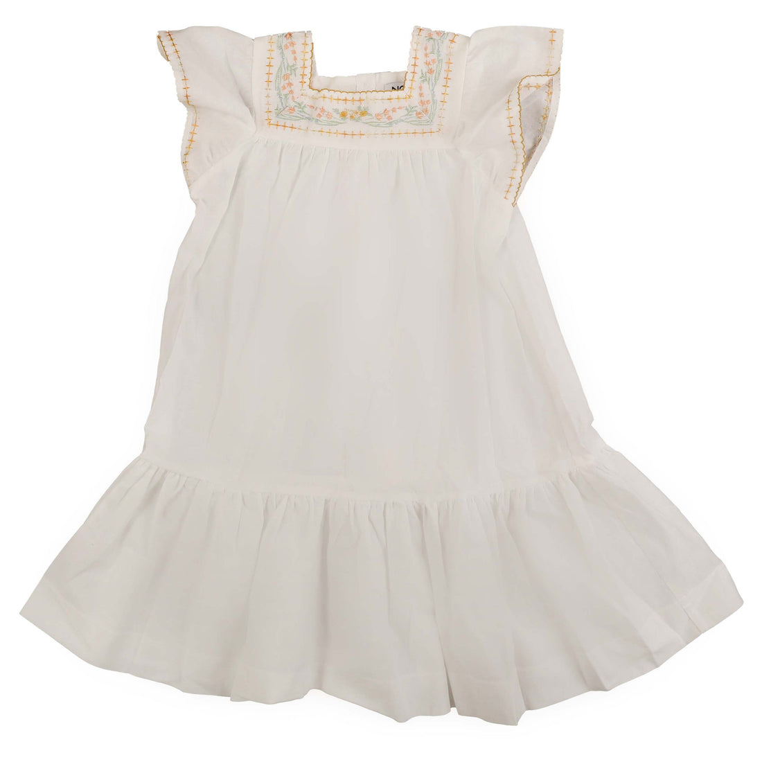 Noma Golden Ombre Embroidered Detail Dress