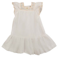 Noma Golden Ombre Embroidered Detail Dress