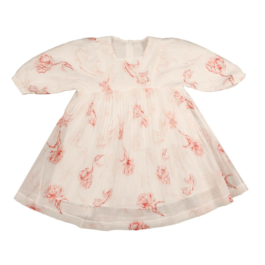Noma Peach Printed Floral Dress