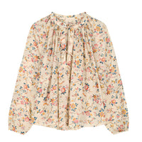 Louise Misha Cream Retro Garden Nicoliana Blouse