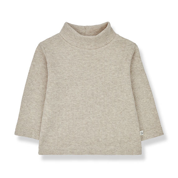 1+ in the Family Oatmeal Nils Turtleneck