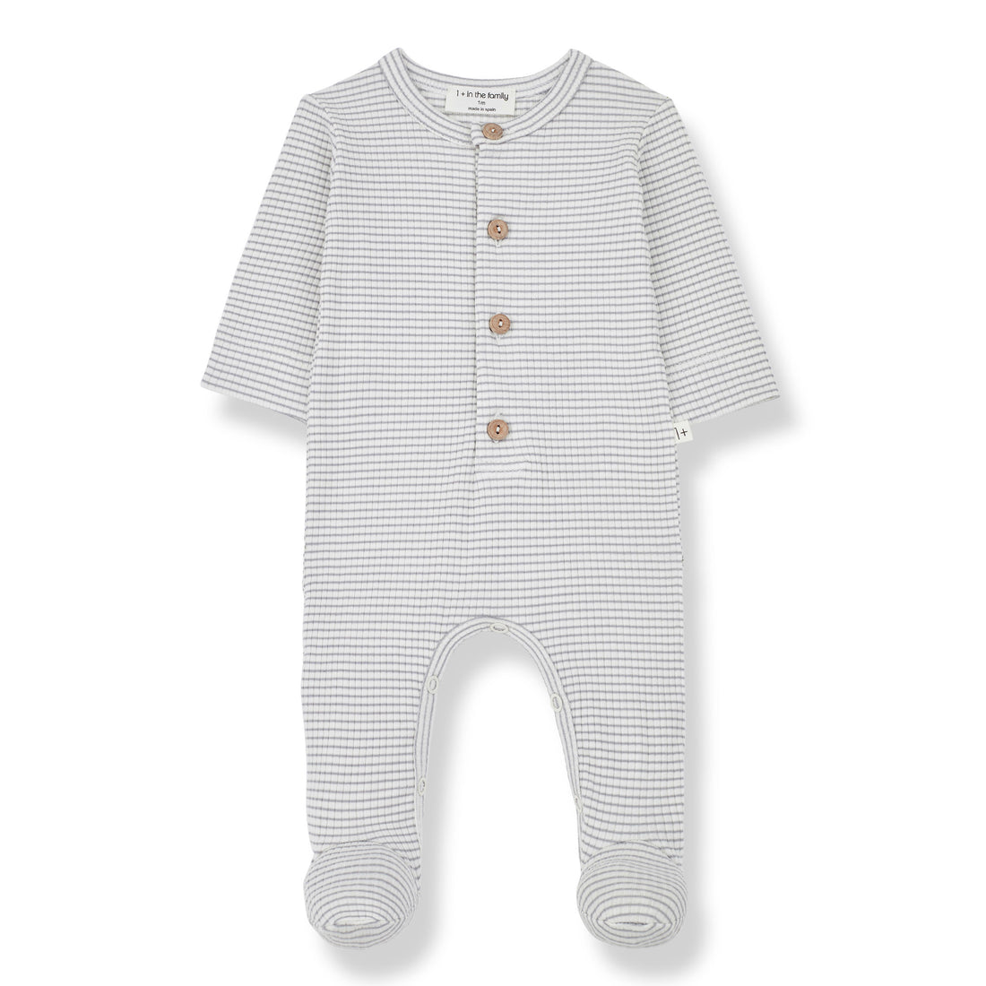 1+ In The Family Smoky-Ivory Nino Footed Jumpsuit