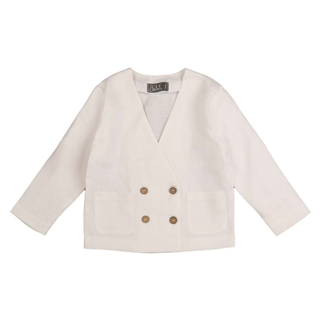 Noma White Button Jacket