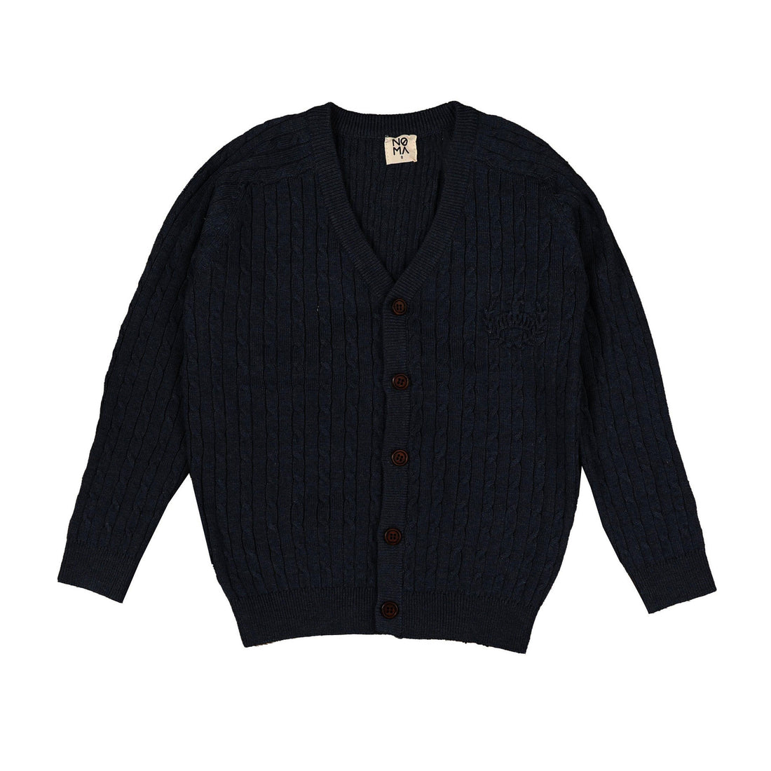 Noma Navy Cable Knit Cardigan