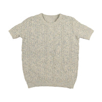 Noma Light Blue Marled Textured Knit
