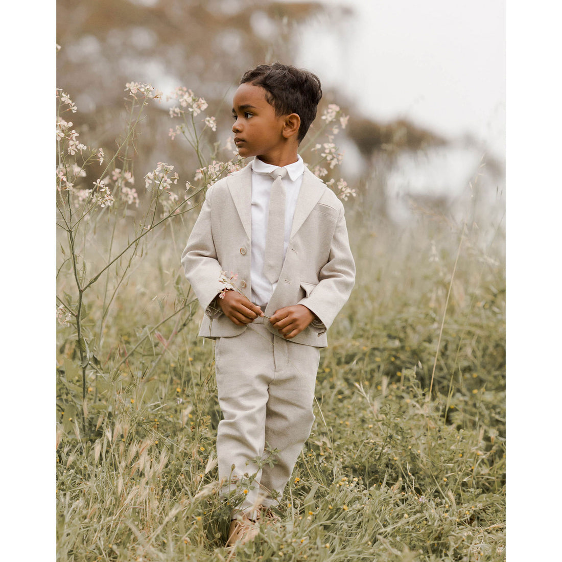 Noralee Fog Skinny Tie
